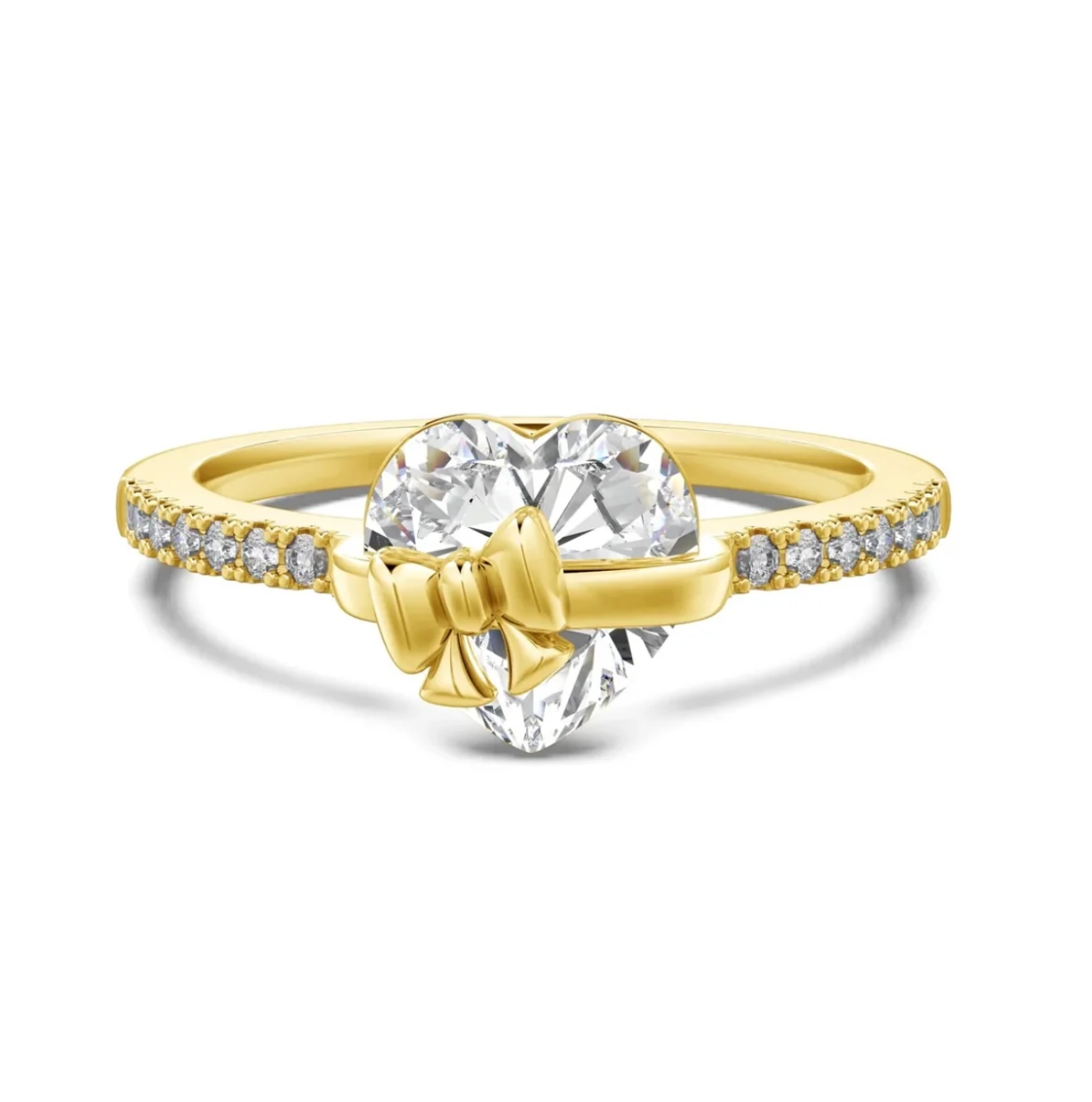 “Eternal Love” Sterling Silver Ring Gold