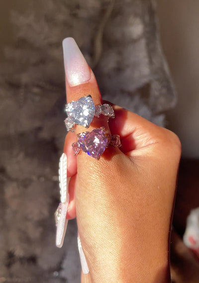 “Icy Heart” Diamond Ring